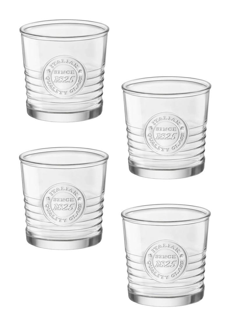 Bormioli Rocco Officina 1825 Rocks Set of Four, Clear - Image 1